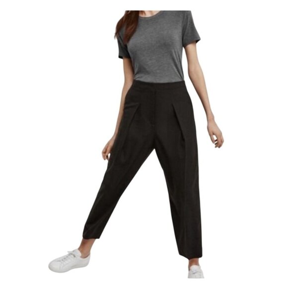 Kit + Ace Black Wool Cashmere Silk Rhodes Trouser Pants - Picture 1 of 10